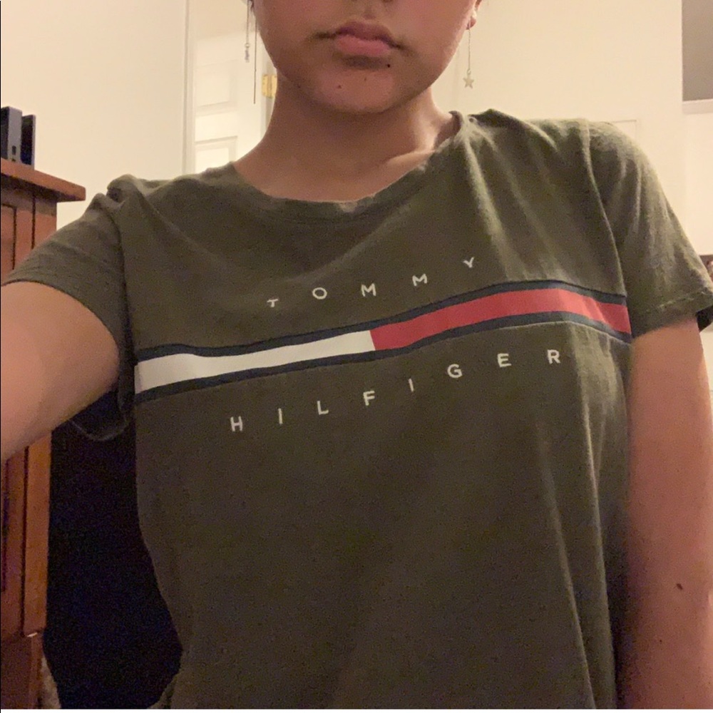 Tommy Hilfiger Olive Green Tee